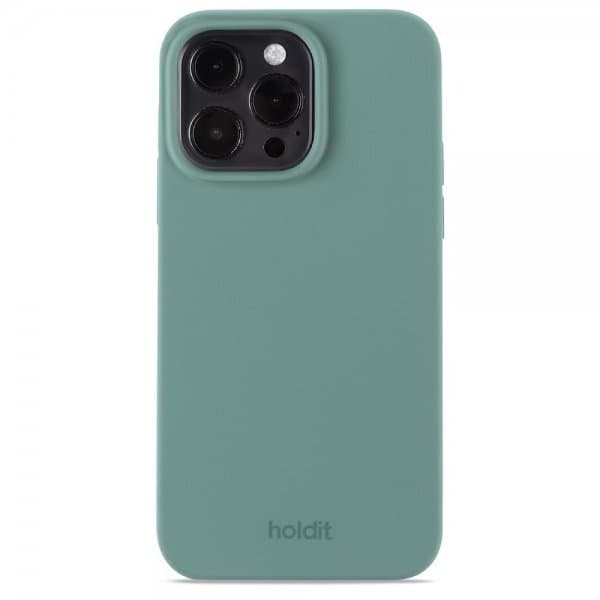 holdit iPhone 15 Pro Max Deksel Silikon Moss Green