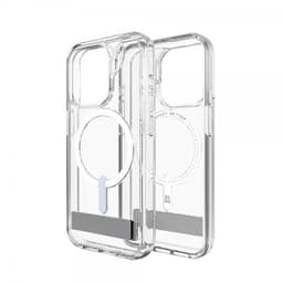 ZAGG iPhone 15 Pro Deksel Crystal Palace Snap Kickstand Transparent Klar