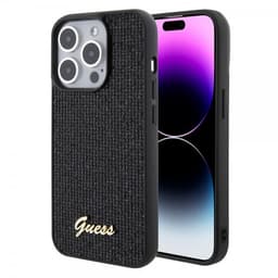 Guess iPhone 15 Pro Deksel Square Mirror Svart