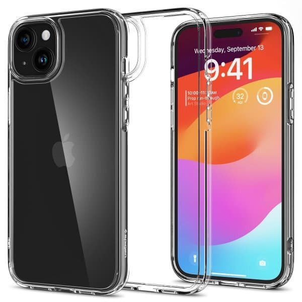 Spigen iPhone 15 Cover Ultra Hybrid Crystal Clear