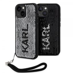 Karl Lagerfeld iPhone 15 Skal Sequin Svart