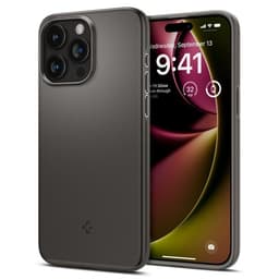 Spigen iPhone 15 Pro Max Skal Thin Fit Gunmetal