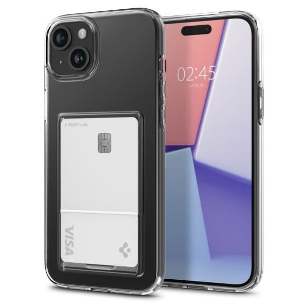 Spigen iPhone 15 Plus Skal Crystal Slot Crystal