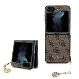 Guess Samsung Galaxy Z Flip 5 Skal 4G Charm Brun