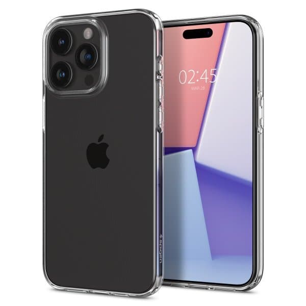 Spigen iPhone 15 Pro Max Skal Liquid Crystal Crystal Clear