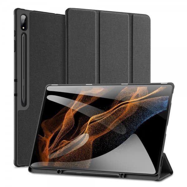 DUX DUCIS Samsung Galaxy Tab S9 Ultra SM-X910 SM-X916 Etui Domo Series Sort