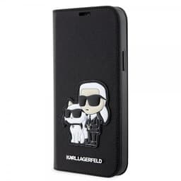 Karl Lagerfeld iPhone 12/iPhone 12 Pro Etui NFT Saffiano Sort