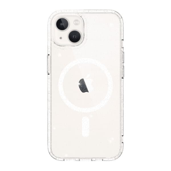 Just Mobile iPhone 14 Skal TENC BlingBling MagSafe Transparent Klar