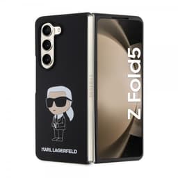 Karl Lagerfeld Samsung Galaxy Z Fold 5 Cover Ikonik Metal Pin Sort