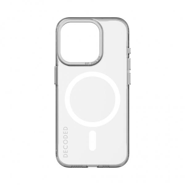 Decoded iPhone 15 Pro Deksel Recycled Plastic Clear Case Transparent