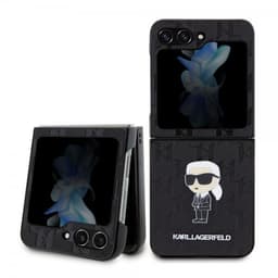 Karl Lagerfeld Samsung Galaxy Z Flip 5 Kuori Embossed Monogram Musta
