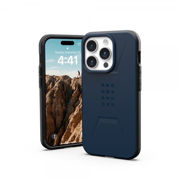 Urban Armor Gear (UAG) iPhone 15 Pro Skal Civilian MagSafe Mallard