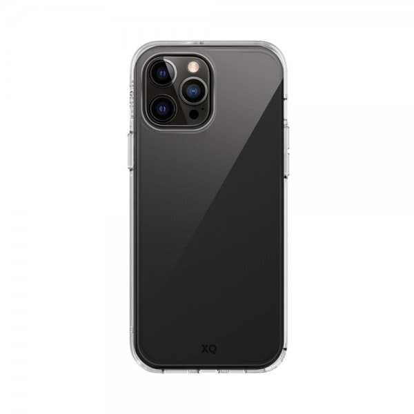 XQISIT iPhone 15 Pro Deksel Antishock Case Transparent Klar