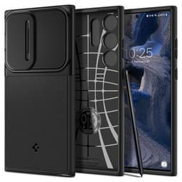 Spigen Samsung Galaxy S23 Ultra Cover Optik Armor Sort