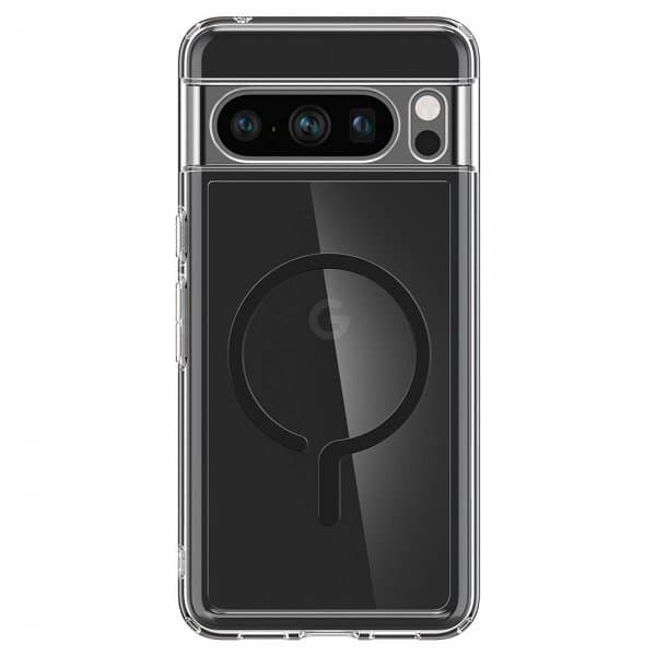Spigen Ultra Hybrid OneTap Metal Ring MagFit Case for Google Pixel 9 Pro XL [Made for Google] Case Compatible with MagSafe Magnetic Accessories -White