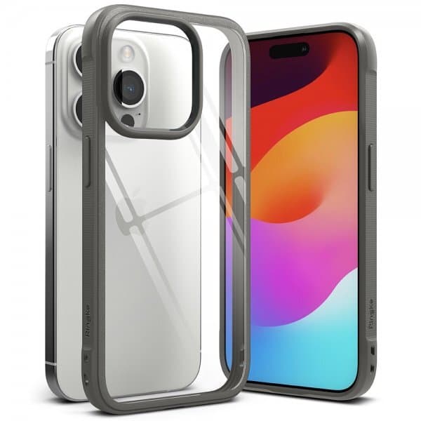 Ringke iPhone 15 Pro Max Deksel Fusion Bold Grå