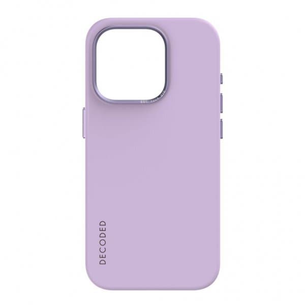 Decoded iPhone 15 Pro Deksel Silicone Backcover Lavendel