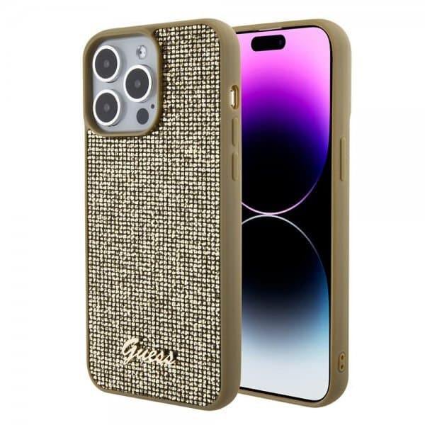 Guess iPhone 15 Pro Max Deksel Square Mirror Gull