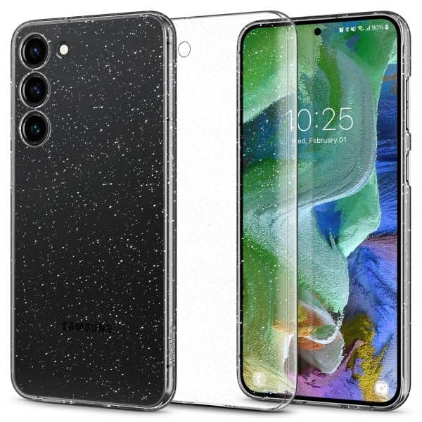 Spigen Samsung Galaxy S23 Plus Skal AirSkin Glitter Crystal Quartz