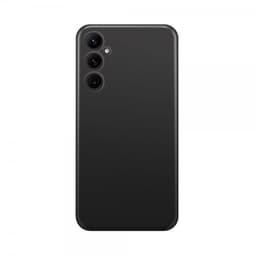 XQISIT Samsung Galaxy A14 Kuori Silicone Case Musta