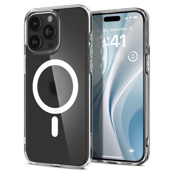 Spigen iPhone 15 Pro Skal Ultra Hybrid MagFit Frost Clear