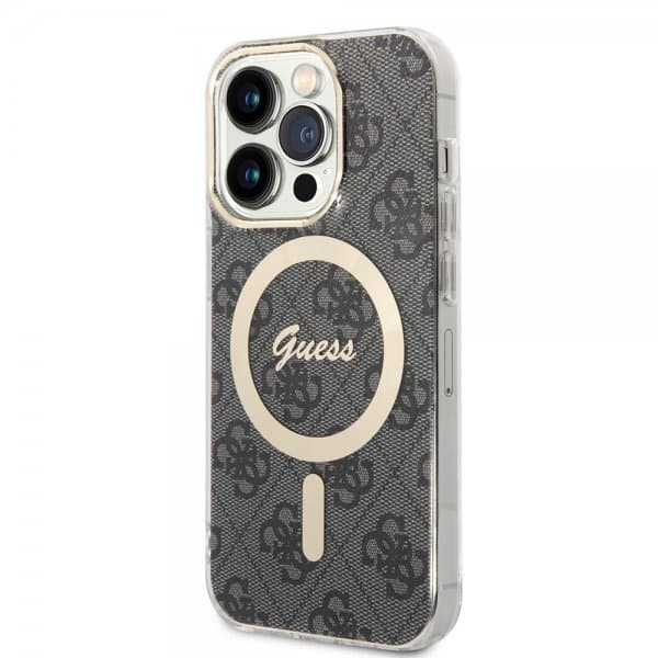 Guess iPhone 14 Pro Cover 4G Pattern MagSafe Sort