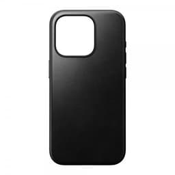 NOMAD iPhone 15 Pro Cover Modern Leather Case Horween Sort