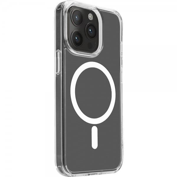 Puro iPhone 15 Pro Deksel LITE MAG Transparent Klar