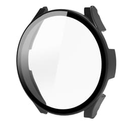 Suojakuori näytönsuojalla Samsung Galaxy Watch 4/5 44 mm:lle Musta