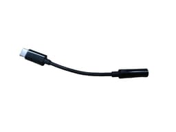 INF C-tyypin 3,5 mm audiosovitinkaapeli Musta