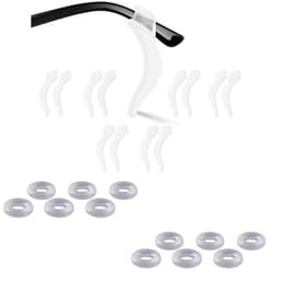 Anti-slip silikone brilleholder øregreb 12-par Hvid