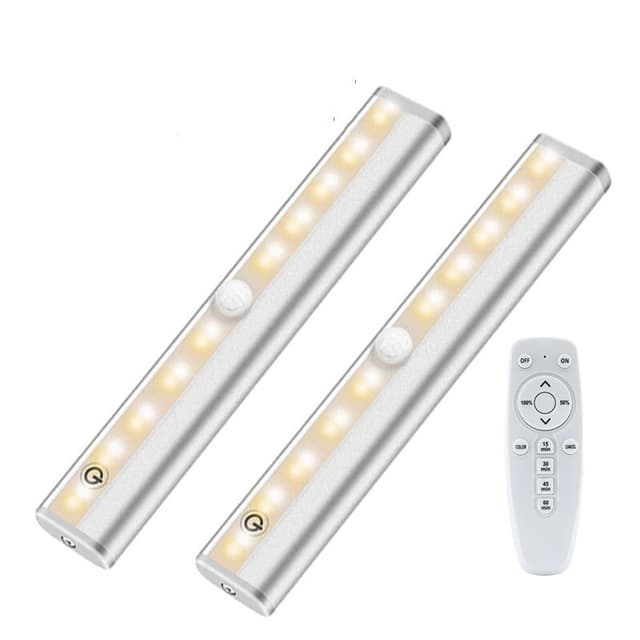 INF LED ljuslister med fjärrkontroll 2-pack
