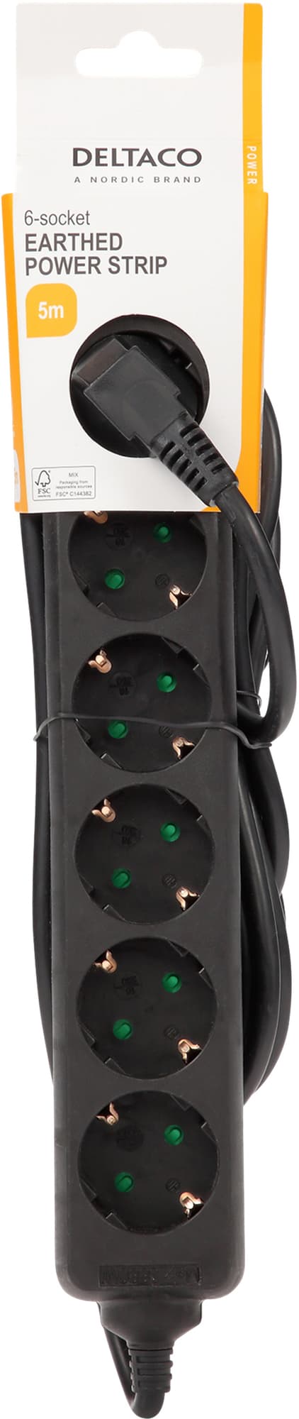 Deltaco vägguttag GT-0622