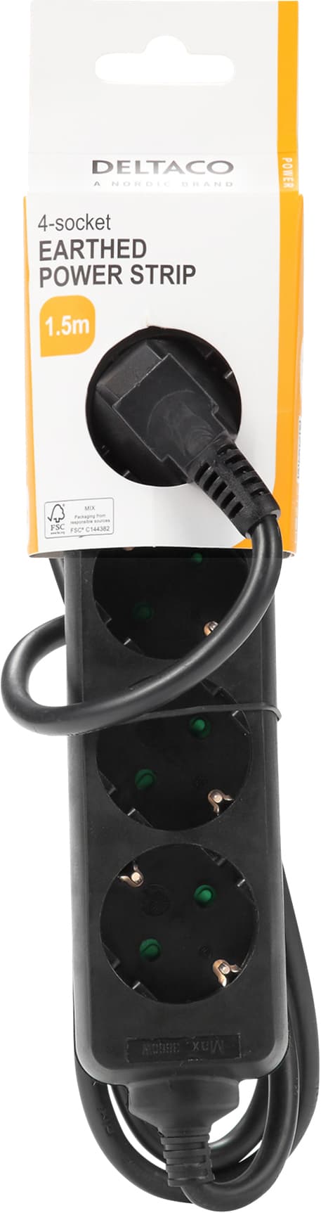 Deltaco vägguttag GT-0420