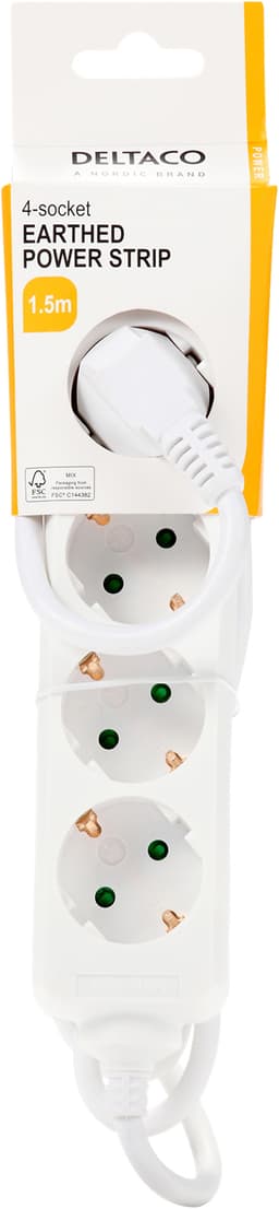Deltaco vägguttag GT-0400