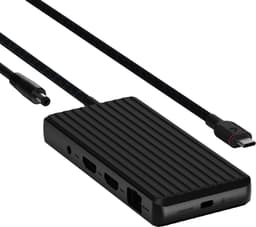 Unisynk 9 port 4K 100W USB-C dokkingstasjon (sort)