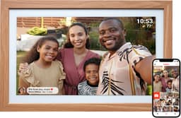 Denver Frameo 21,5" sosial fotoramme PFF-2162LW (brun)