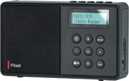 Pinell Micro portable lommeradio (sort)