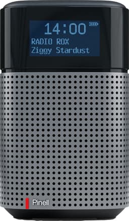 Pinell North Basic portabel digitalradio (svart)