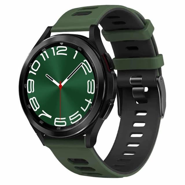 Twin klokkearmbånd Samsung Galaxy Watch 6 Classic (43mm) - Grønn/sva