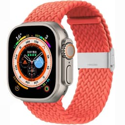 Flätat klockarmband Apple Watch Ultra 2 (49mm) - Red