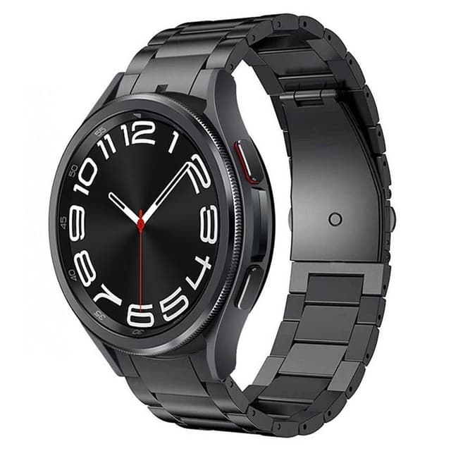 Armband titan No-Gap Samsung Galaxy Watch 6 Classic (43mm) - Svart