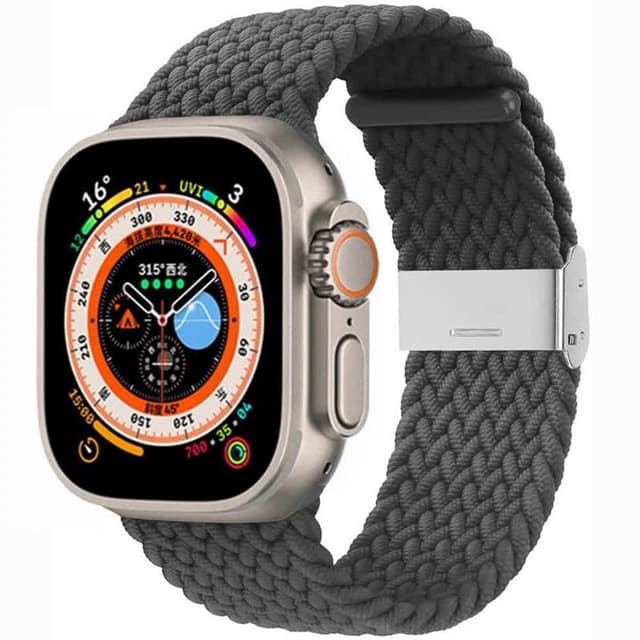 Flettet klokkerem Apple Watch Ultra 2 (49mm) - Skygrey