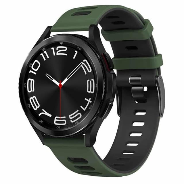 Twin klokkearmbånd Samsung Galaxy Watch 6 Classic (43mm) - Grønn/sva