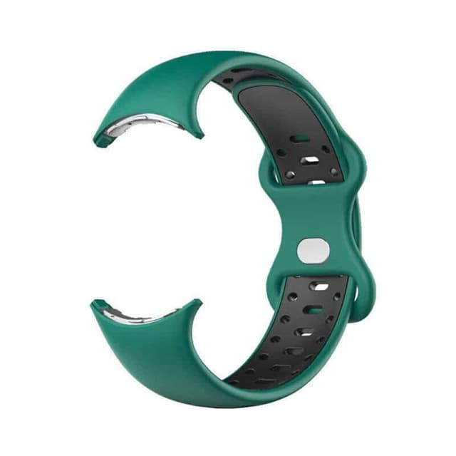 Twin sport urrem Google Pixel Watch 2 - Grøn/sort