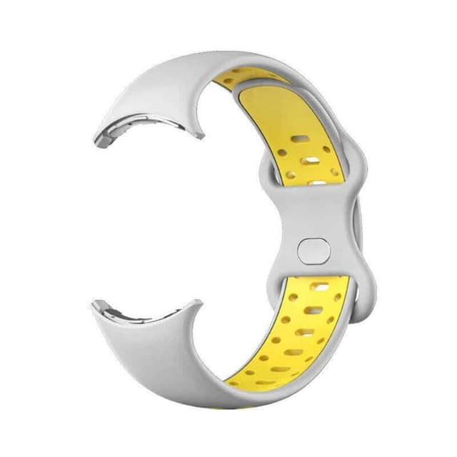 Twin Sport Armband Google Pixel Watch 2 - Grå/gul