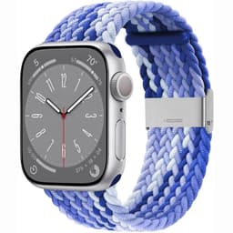 Flätat klockarmband Apple Watch 9 (45mm) - Gradient blue