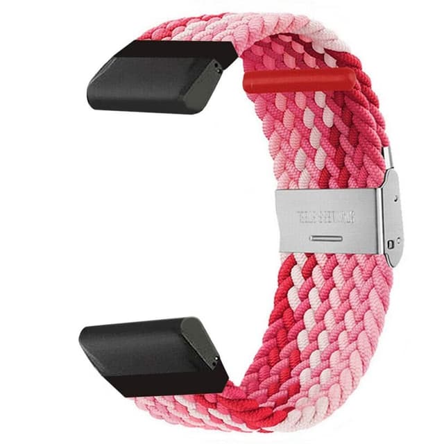Flätat klockarmband Garmin D2 Delta PX - Gradientred