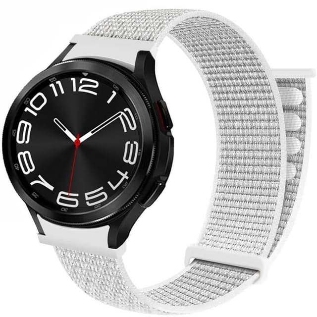 Nylon armbånd No-Gap Samsung Galaxy Watch 6 Classic (43mm) - Summit W