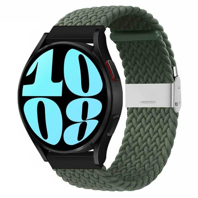 Flettet Elastik Armbånd Samsung Galaxy Watch 6 (40mm) - Army